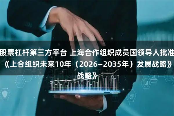 股票杠杆第三方平台 上海合作组织成员国领导人批准《上合组织未来10年（2026—2035年）发展战略》